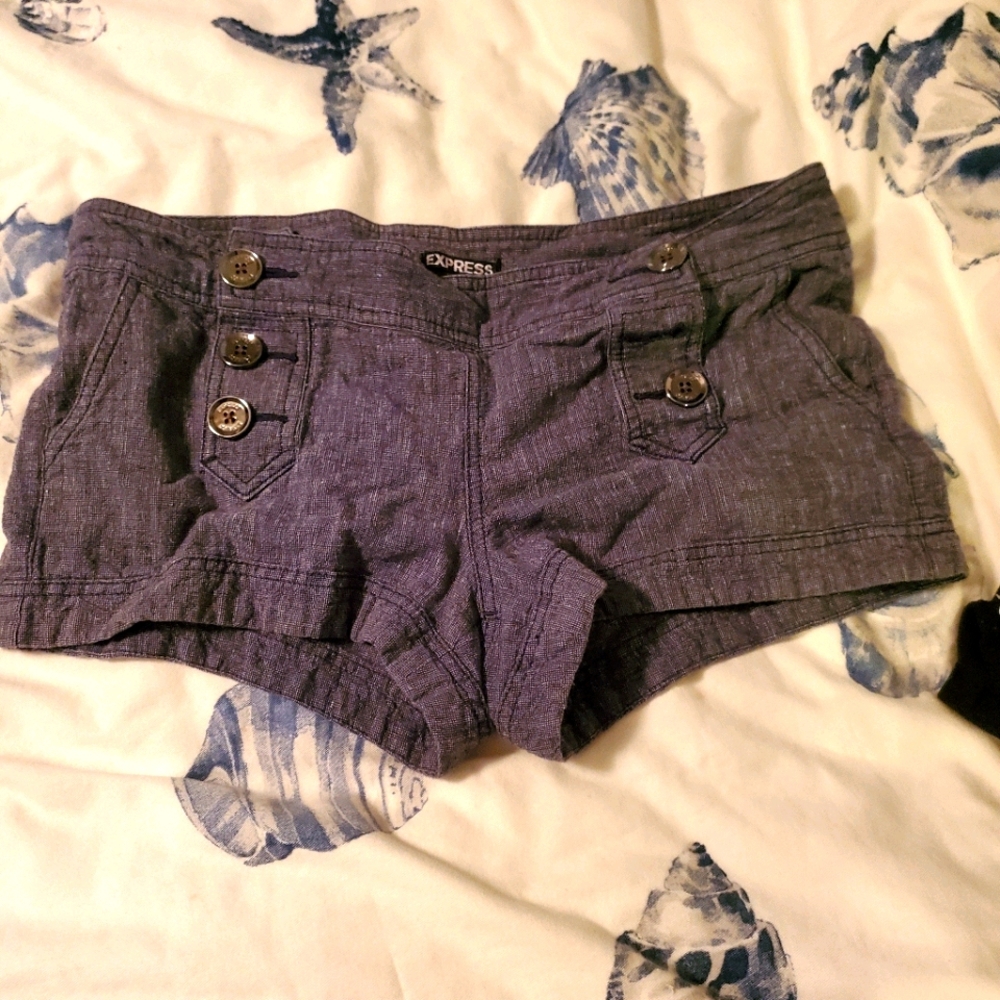 Express grey shorts